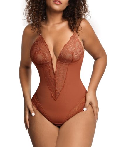 Popush Body Shaper Női Haskontroll Csipkés Body-S