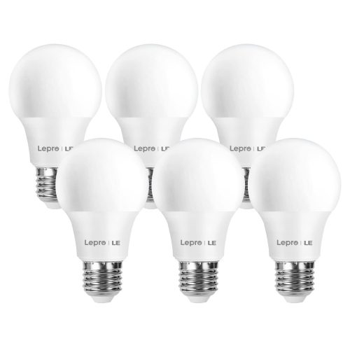 6db Lepro E27 LED meleg fehér izzó, 8,5 wattos 806 lumen